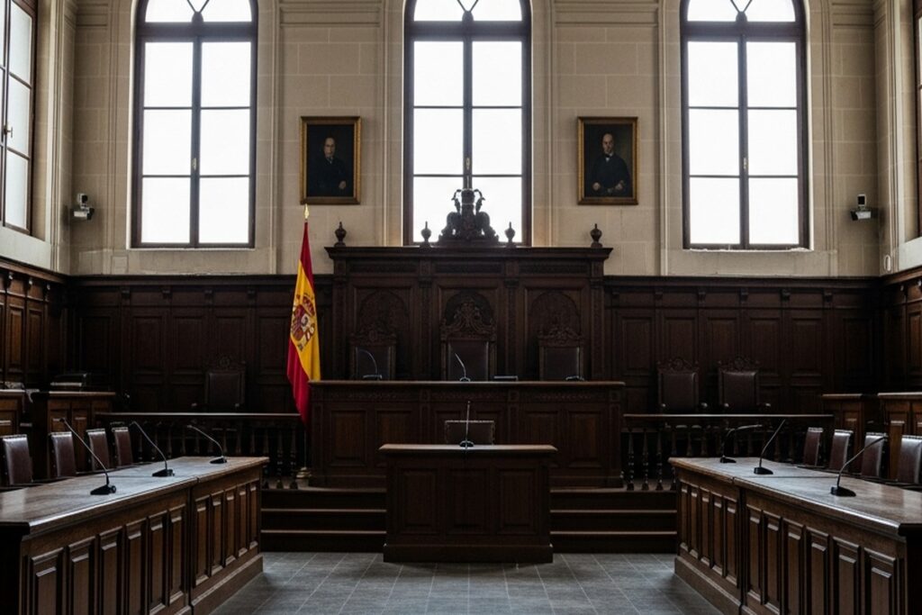 Costas judiciales por desahucio en la sala de un juzgado